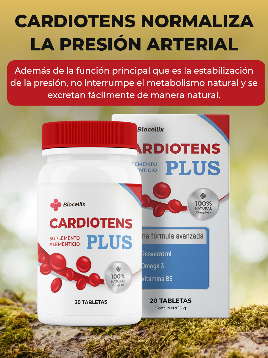 Cardiotens Plus – Suplemento Herbal para el Bienestar