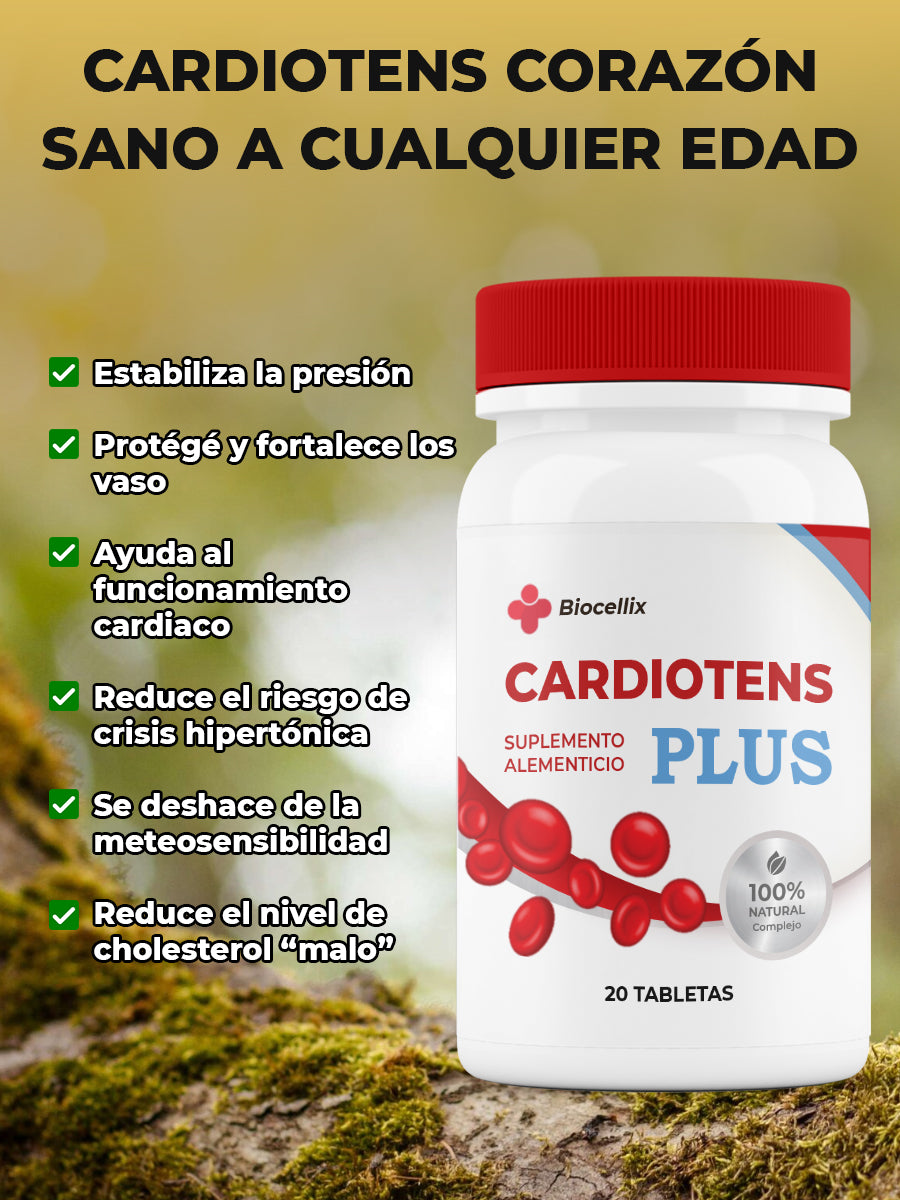 Cardiotens Plus – Suplemento Herbal para el Bienestar