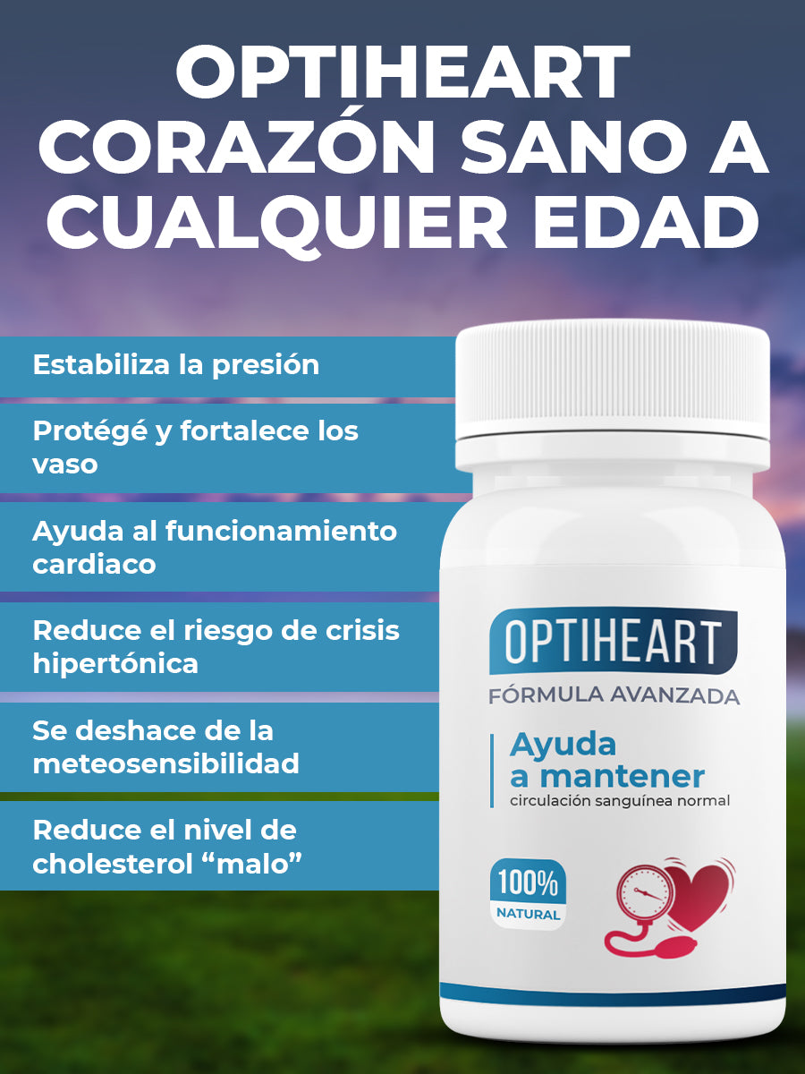 Optiheart – Fórmula Natural para un Estilo de Vida Saludable